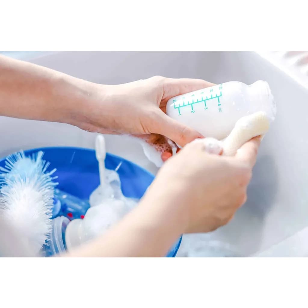 مایع استریل شیشه شیر فارلین 750ml پمپی Farlin — تصویر ۴