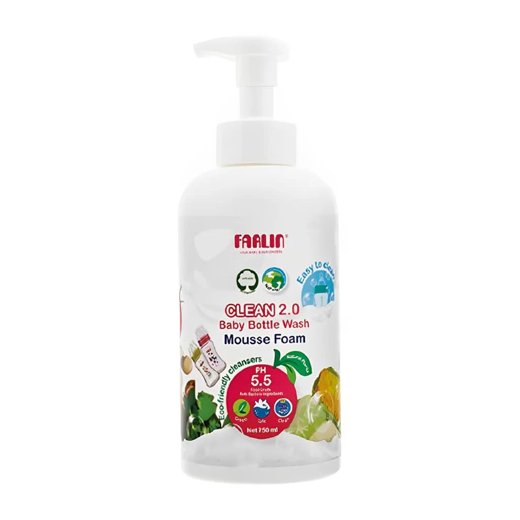 مایع استریل شیشه شیر فارلین 750ml پمپی Farlin