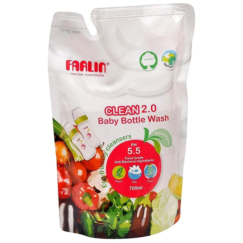 مایع استریل شیشه شیر فارلین 700ml پاکتی Farlin