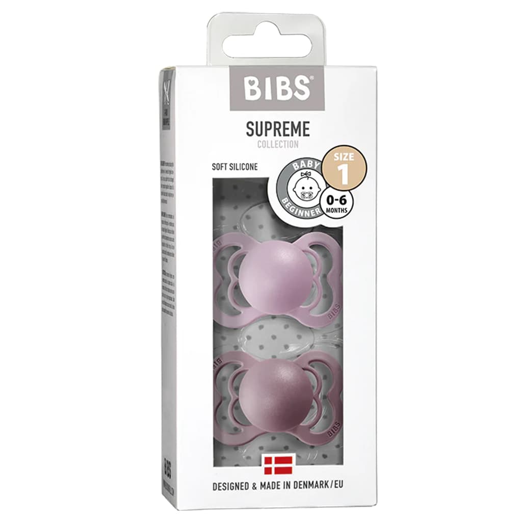 پستانک دو عددی سایز 0 تا 6 ماه بیبس bibs