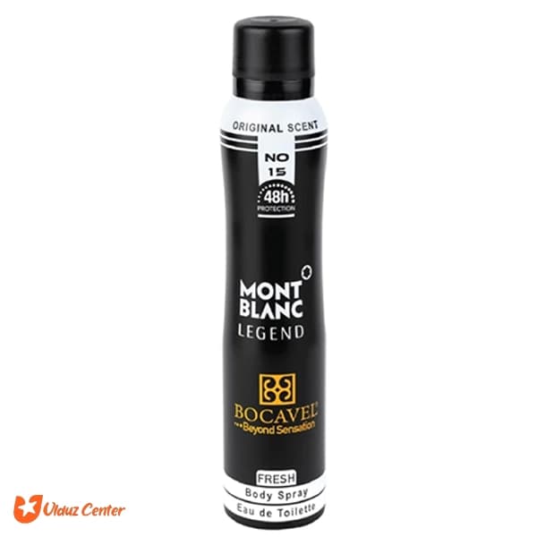 اسپری بدن Bocavel مدل Mont Blanc Legend حجم 200 میل