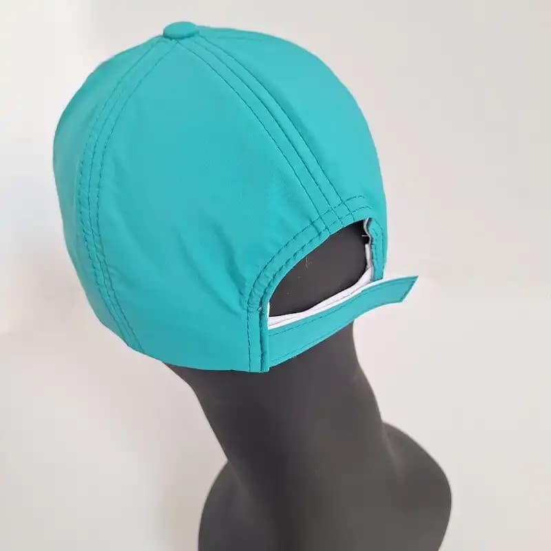 کلاه ورزشی شمعی نایک سبز آبی DRI-FIT — تصویر ۳