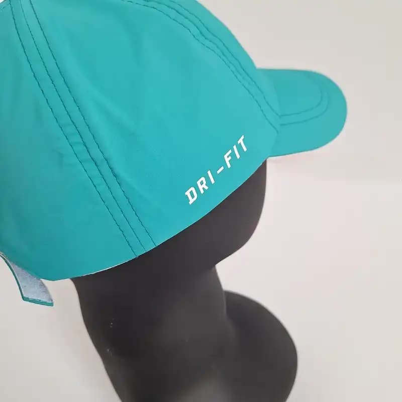 کلاه ورزشی شمعی نایک سبز آبی DRI-FIT — تصویر ۵