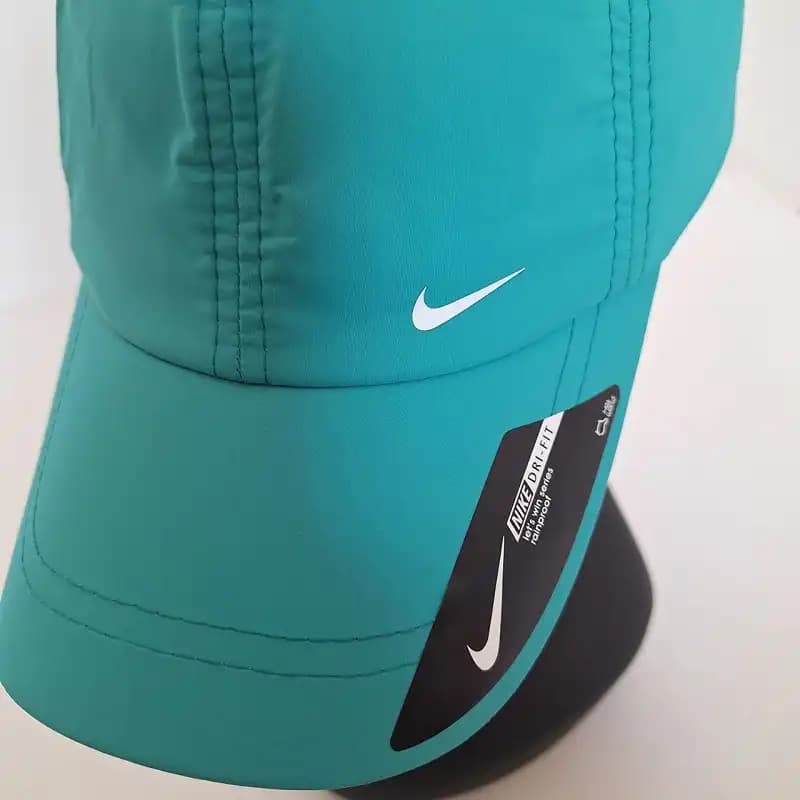 کلاه ورزشی شمعی نایک سبز آبی DRI-FIT — تصویر ۴