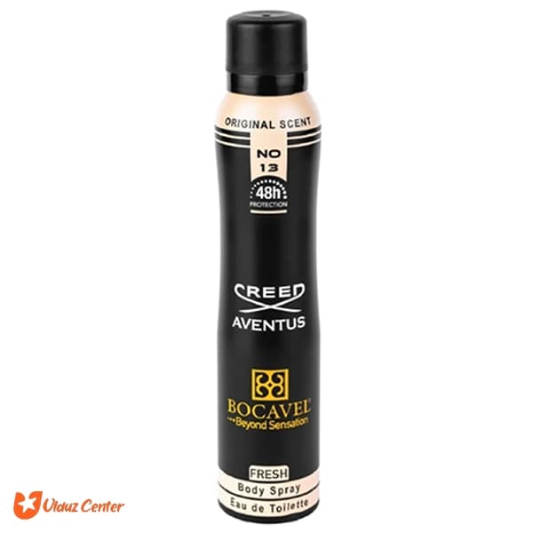 اسپری بدن Bocavel مدل Creed Aventus حجم 200 میل