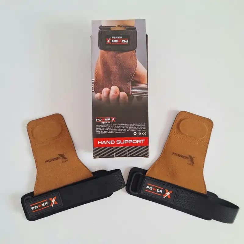 مچ بند لیفت دار حرفه ای POWER X چرمی پک 2 عددی