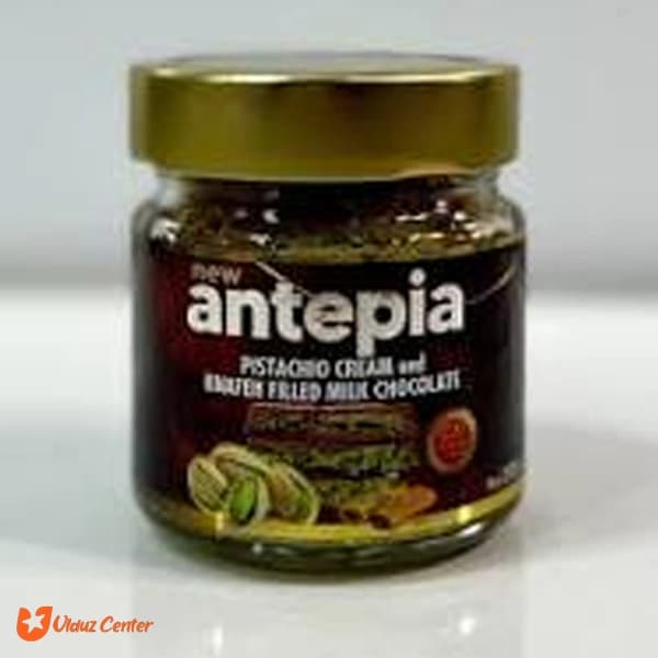 کره پسته Antepia حاوی شکلات شیری و کنافه وزن 200 گرم