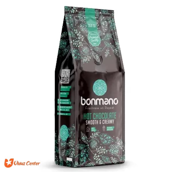 پودر شکلات داغ بسیار کم چرب بن مانو 350 گرم