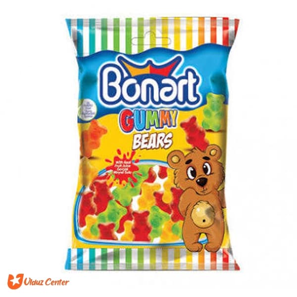 پاستیل میوه ای بونارت مدل Bears وزن 80 گرم