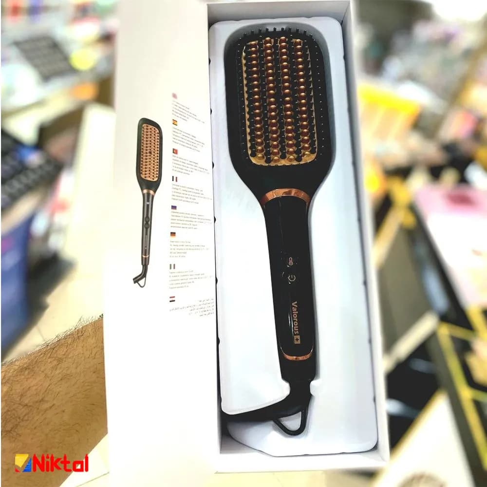 برس حرارتی ولروس مدل VL-308 | صفحه سرامیکی پیشرفته،کابل گردان 360 درجه — تصویر ۴