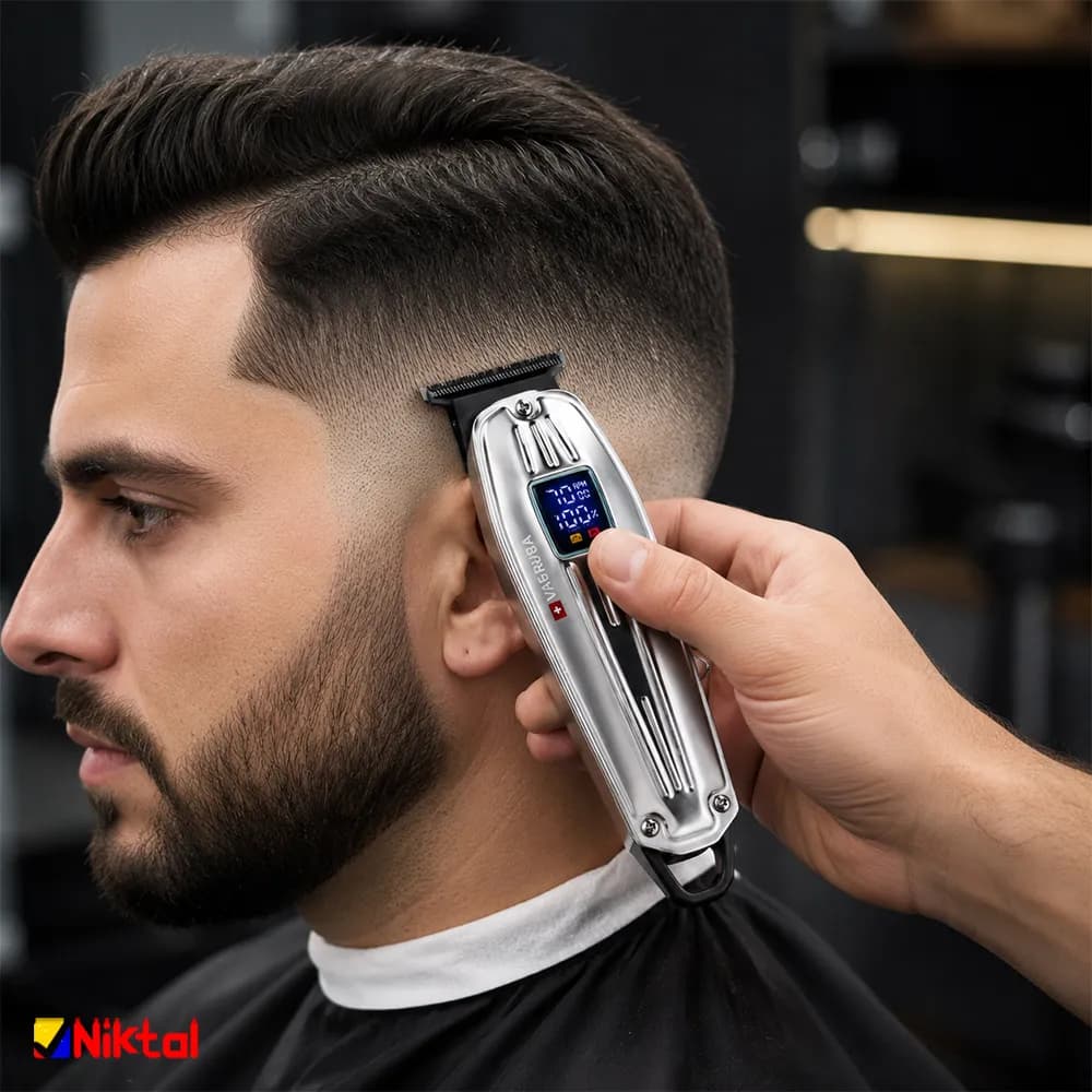 ماشین اصلاح خط زن ولروس مدل VL-122 | موتور 7000 دور و عملکرد کم‌صدا — تصویر ۴