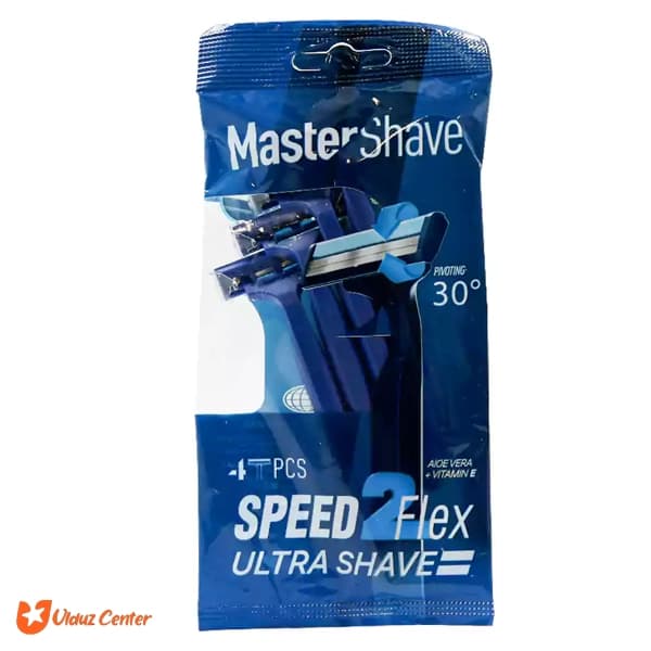 خودتراش دو تیغه Master Shave مدل Speed 2 Flex بسته 4 عددی