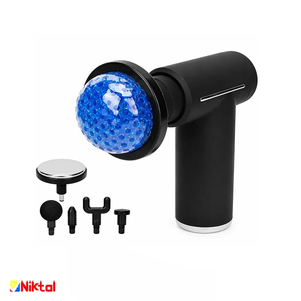 ماساژور تفنگی مک استایلر مدل MC-720 | شارژی و دیجیتال با ۶ سری کاربردی و سنسور حرارتی