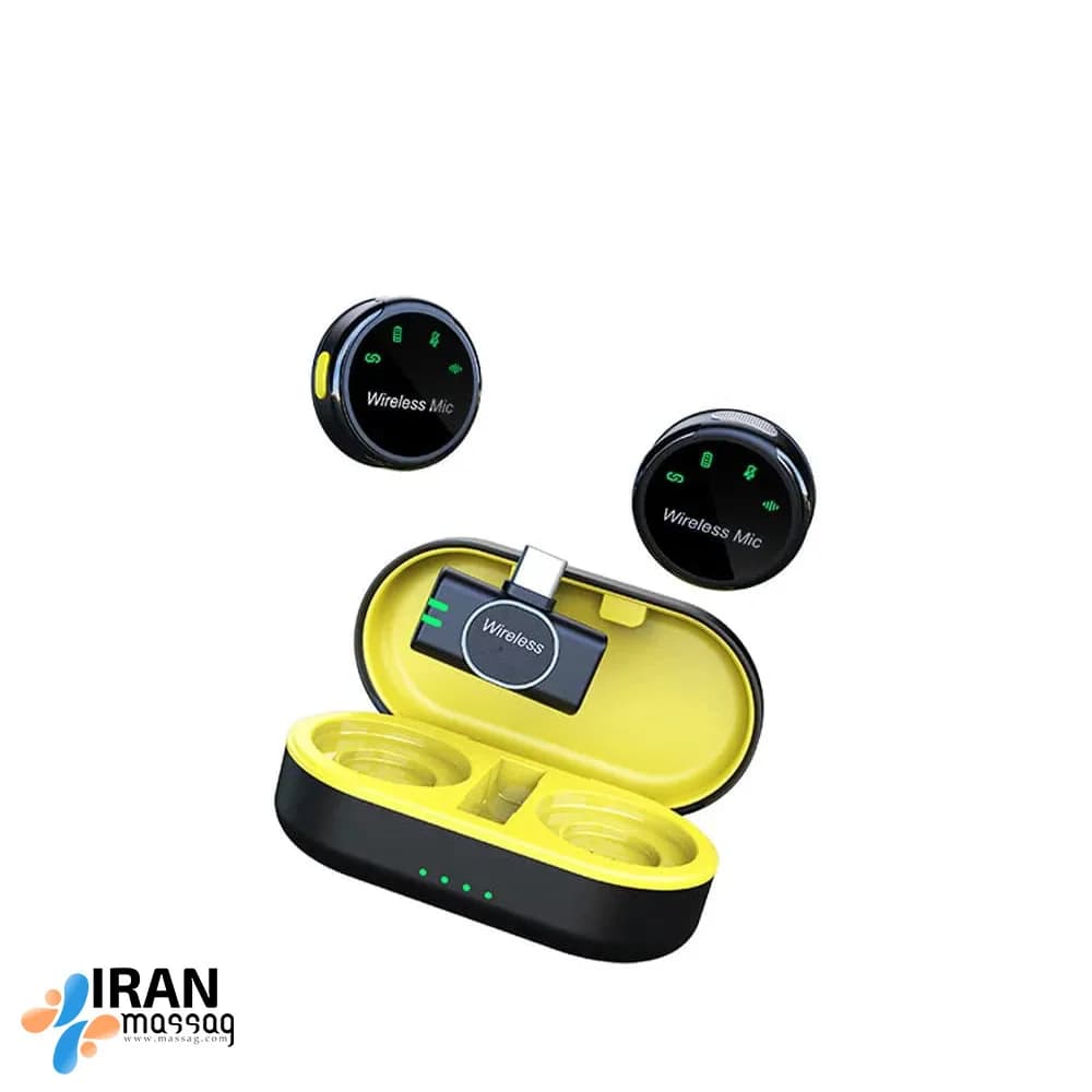 میکروفون یقه‌ای بی‌سیم S2 | با حذف نویز مناسب برای تولید محتوا — تصویر ۱۰