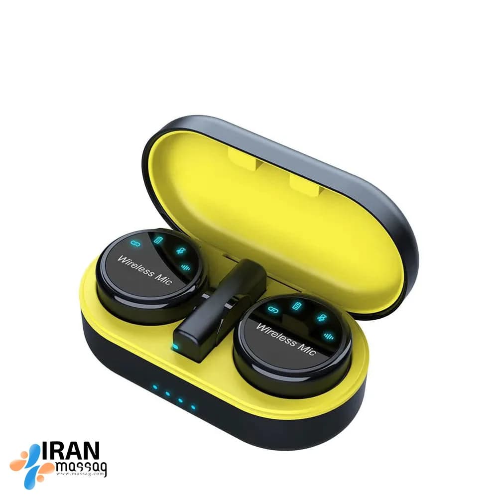 میکروفون یقه‌ای بی‌سیم S2 | با حذف نویز مناسب برای تولید محتوا — تصویر ۶