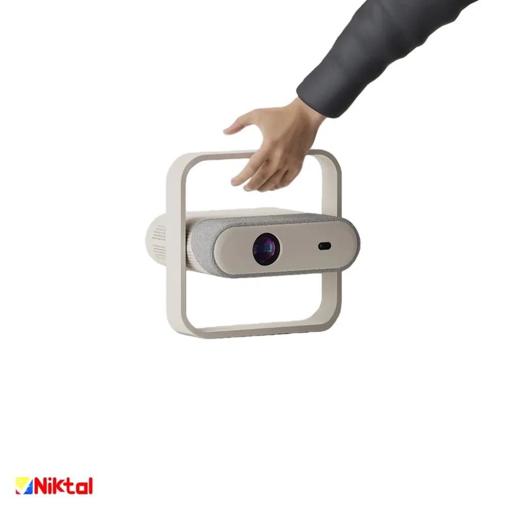 پروژکتور هوشمند مدل NSL03 | کیفیت Full HD، اسپیکر استریو و نورپردازی محیطی — تصویر ۳