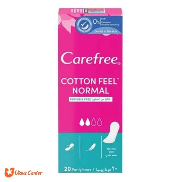 پد روزانه متوسط خیلی نازک Carefree بسته 20 عددی