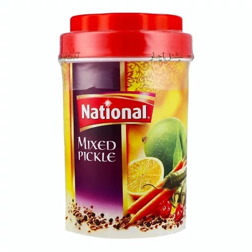 ترشی انبه مخلوط روغنی 1 کیلوگرم نشنال National