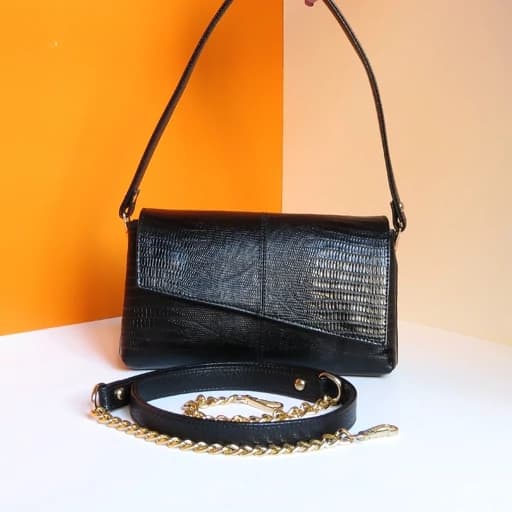 کیف چرم طبیعی زنانه دخترانه کد 912 دستی دوشی