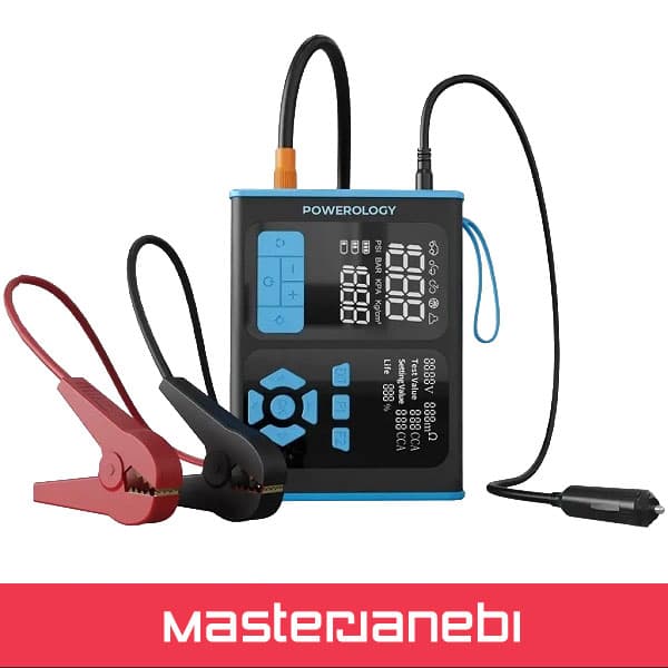 جامپ استارات و پمپ باد پاورولوژی Powerology Power Bank & Jump Starter PPBCHA95BKBU