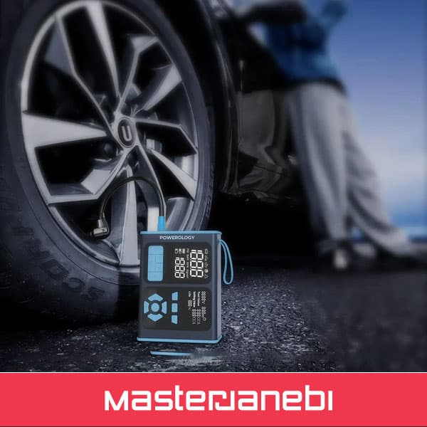 جامپ استارات و پمپ باد پاورولوژی Powerology Power Bank & Jump Starter PPBCHA95BKBU — تصویر ۳