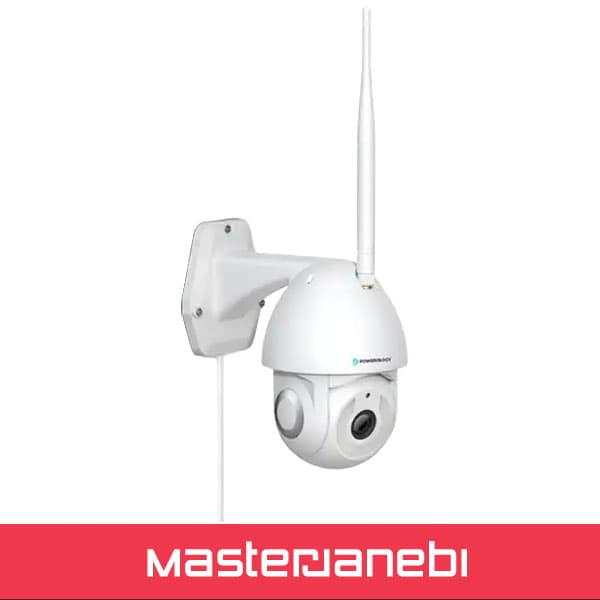 دوربین نظارتی هوشمند 360 درجه پاورولوژی Powerology WiFi Smart Outdoor Camera 360 PSOWC360WH