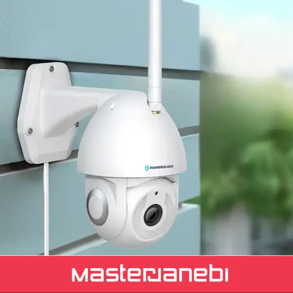 دوربین نظارتی هوشمند 360 درجه پاورولوژی Powerology WiFi Smart Outdoor Camera 360 PSOWC360WH — تصویر ۳