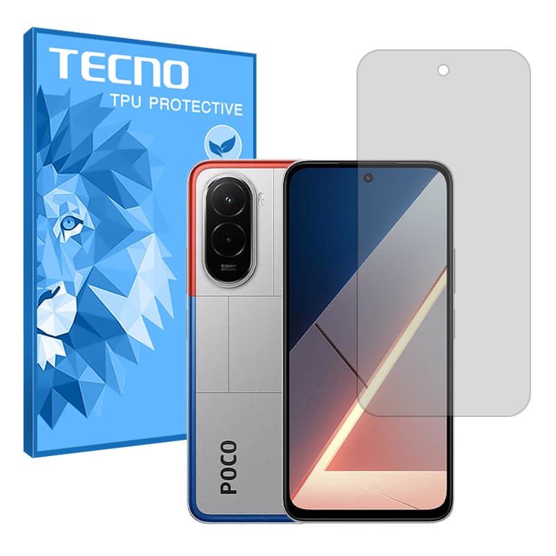 گلس شیائومی Poco M7 4G مدل هیدروژلی مات برند تکنو