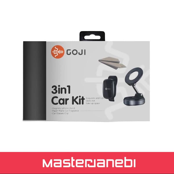 کیت هولدر و گیره عینک و خوشبو گننده گوجی Goji 3in1 car kit — تصویر ۲