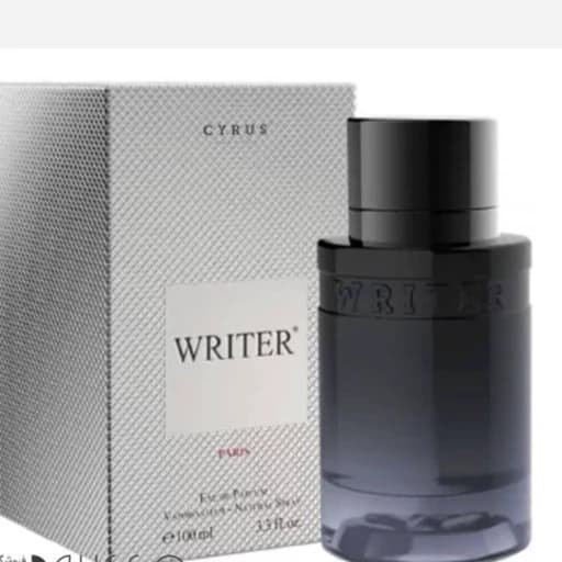 ادکلن مردانه رایتر بلک WRITER BLACK اصلی حجم 100 میلی لیتر