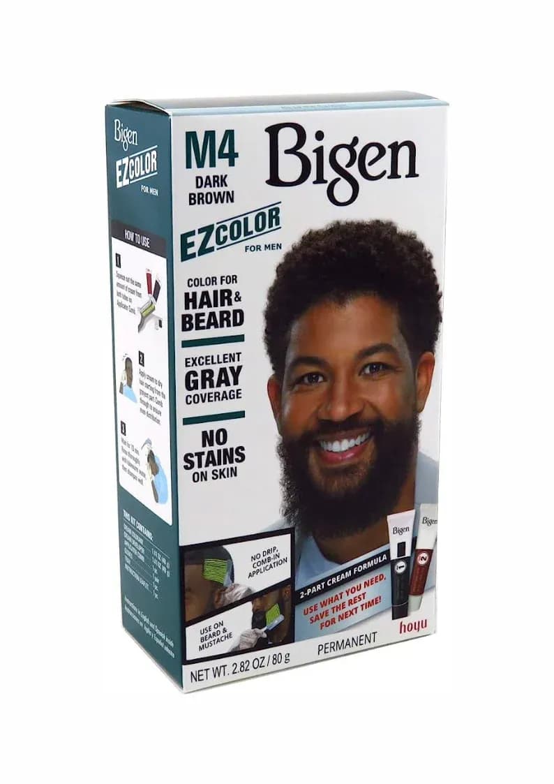 رنگ مو مردانه بیگن Bigen EZ Color – قهوه‌ای تیره (Dark Brown M4)