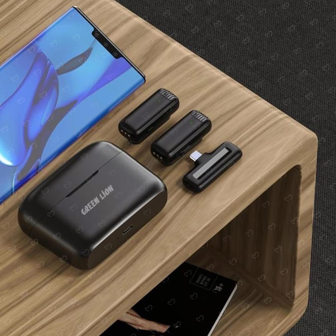 میکروفون بی‌ سیم تایپ سی گرین لاین مدل GN2WMICTYC — تصویر ۴