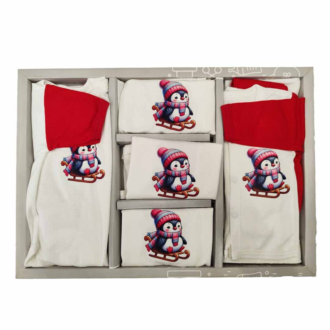 19 تیکه مارک KIKI CO طرح پنگوئن