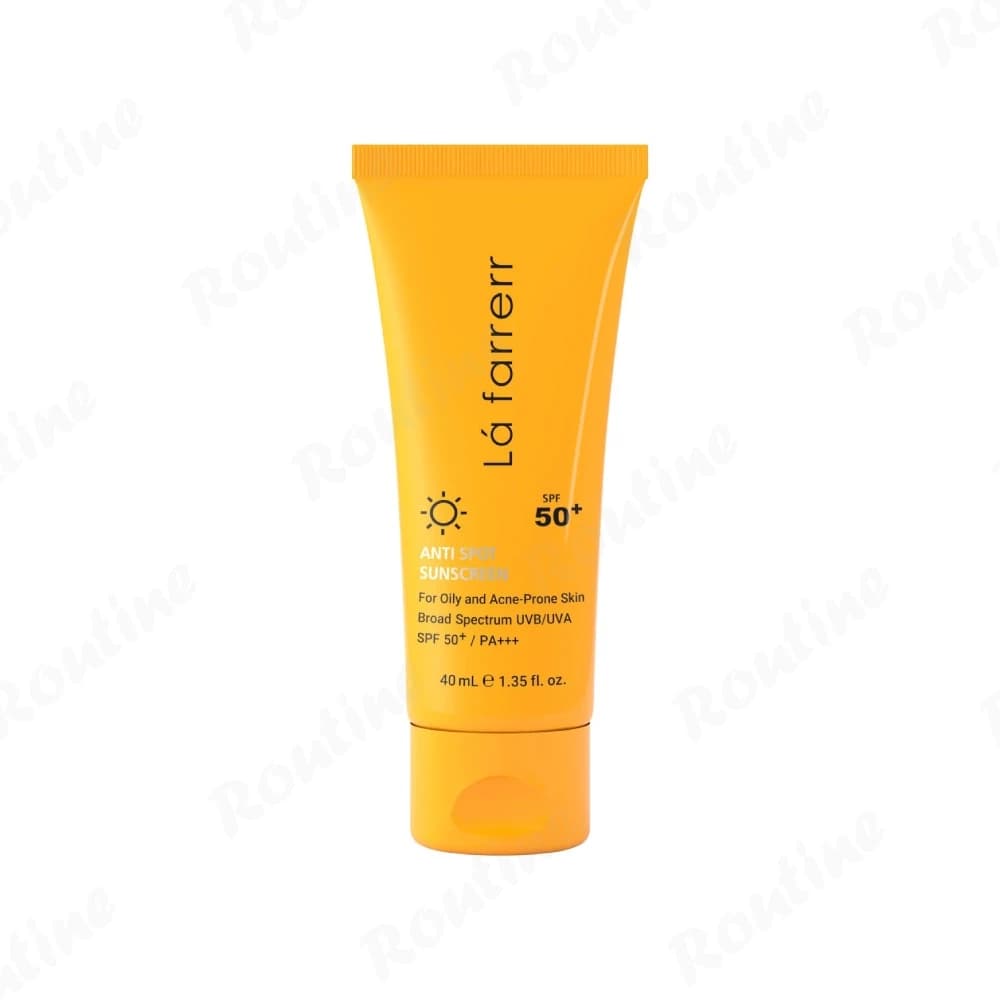 کرم ضدآفتاب ضدلک SPF 50 پوست چرب و مستعد آکنه بی‌رنگ لافارر
