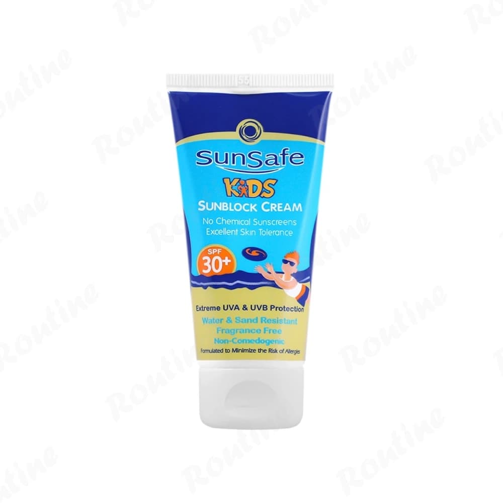 کرم ضدآفتاب کودکان SPF 30 پوست حساس سان سیف 50 میلی‌لیتر