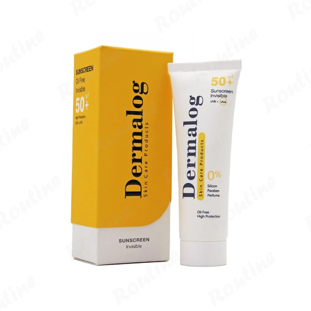 کرم ضد آفتاب و ضد لک بی‌رنگ SPF 50 درمالوگ 50 میلی‌لیتر
