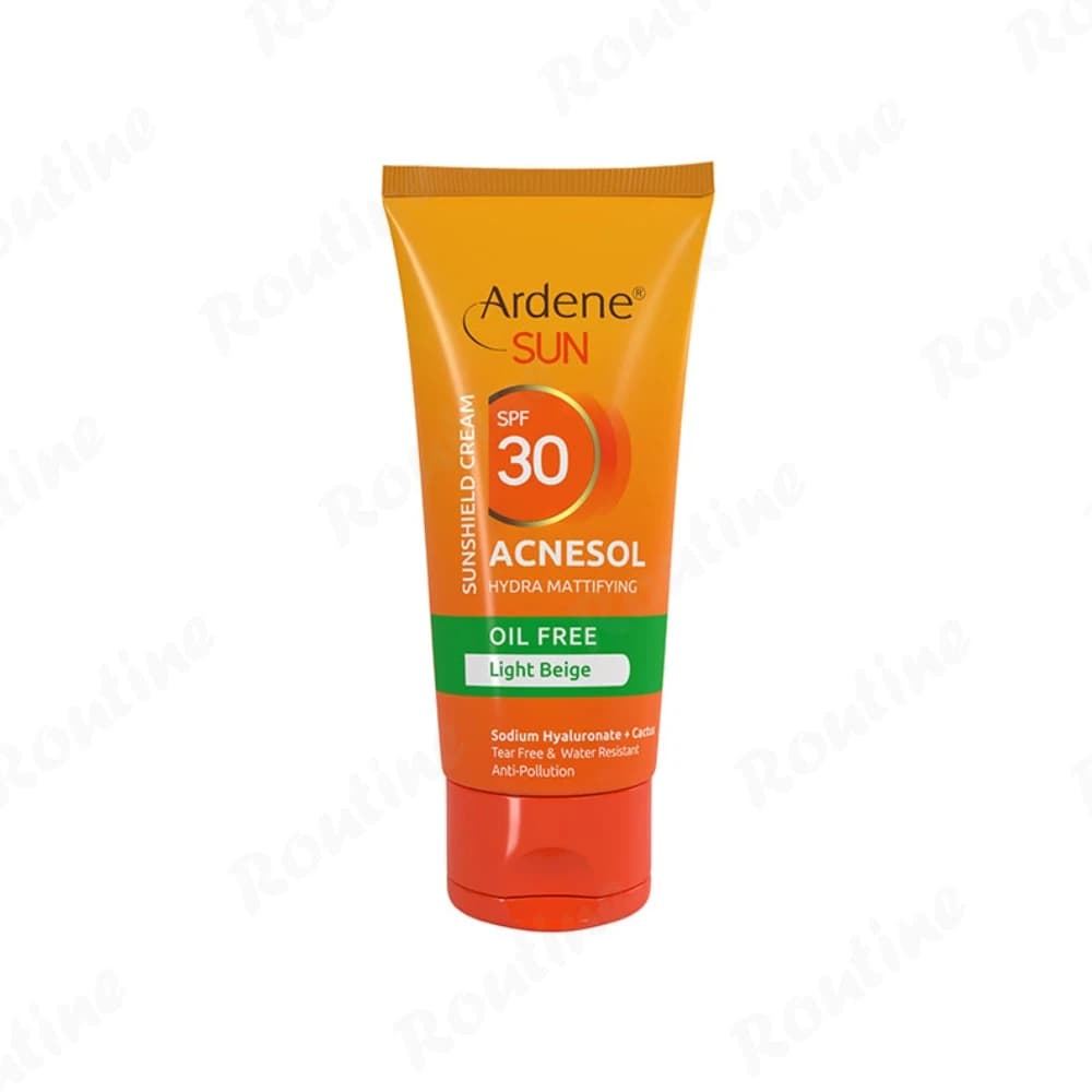 ضدآفتاب آکنه سول SPF 30 فاقد چربی بژ روشن آردن سان
