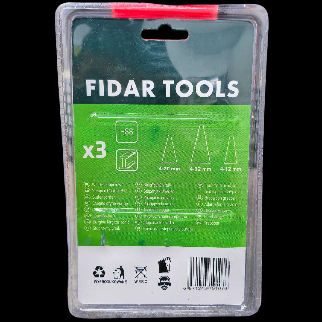 ست مته کاجی 3 تایی FIDAR — تصویر ۲