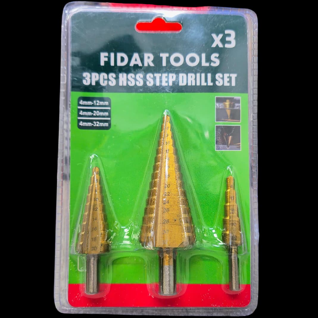 ست مته کاجی 3 تایی FIDAR