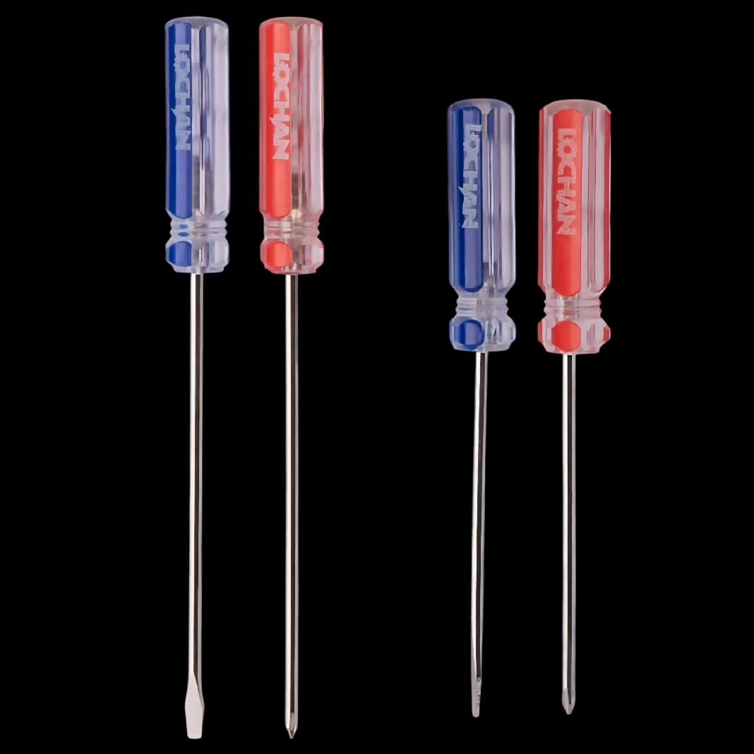 پیچ گوشتی نباتی کریستالی دو سو 5*150 LOCHAN