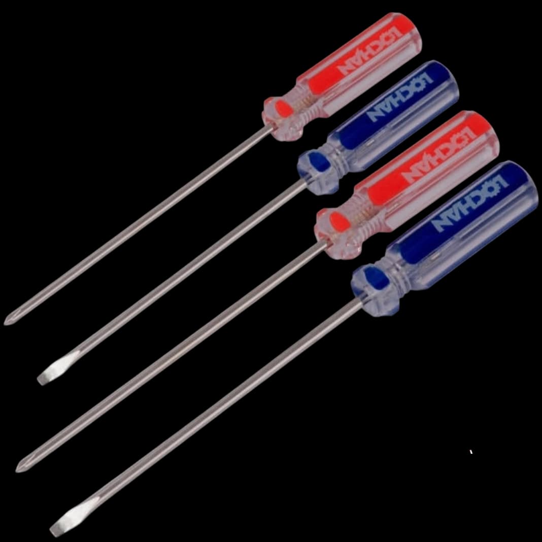 پیچ گوشتی نباتی کریستالی دو سو 3*75 LOCHAN