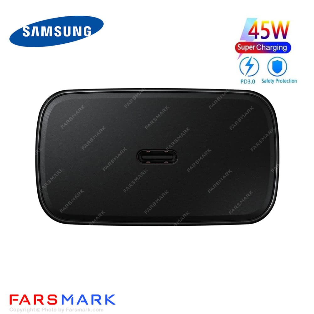 سوپر فست شارژر 45 وات اصلی سامسونگ Samsung Galaxy Tab S9 Ultra به همراه کابل دو سر Type-C مدل EP-TA845 — تصویر ۶