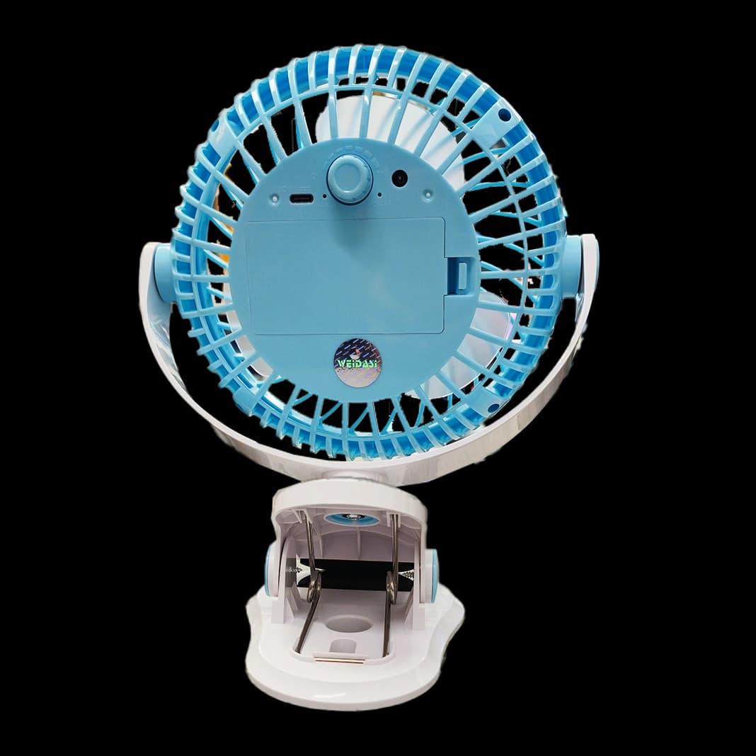 پنکه رومیزی شارژی گیره ای WEIDASI WD225C — تصویر ۲