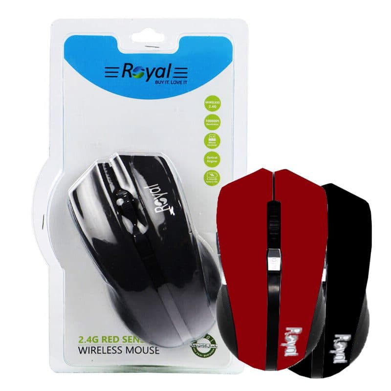 ماوس بی سیم رویال مدل MW-214 کد 8282-8283