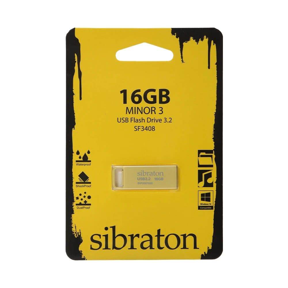 فلش مموری Minor 3 سیبراتون USB Flash Drive 3.2 SF3408 ظرفیت16 گیگابایت کد 8298-8299 — تصویر ۳