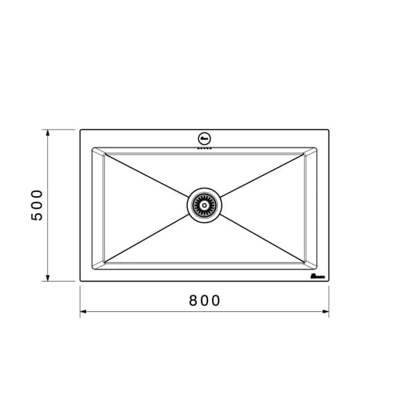 سینک بیمکث مدل BS724 — تصویر ۳