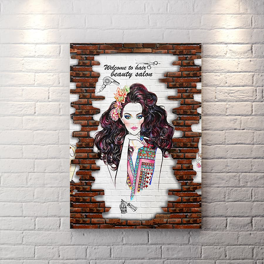 تابلو شاسی آرایشگاه زنانه BAs-6835