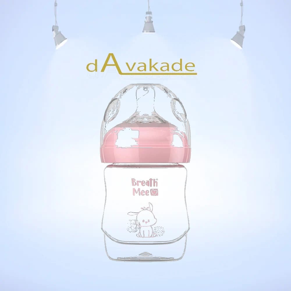BREATH ME شیشه شیر عریض پیرکس 180ML کد BT09