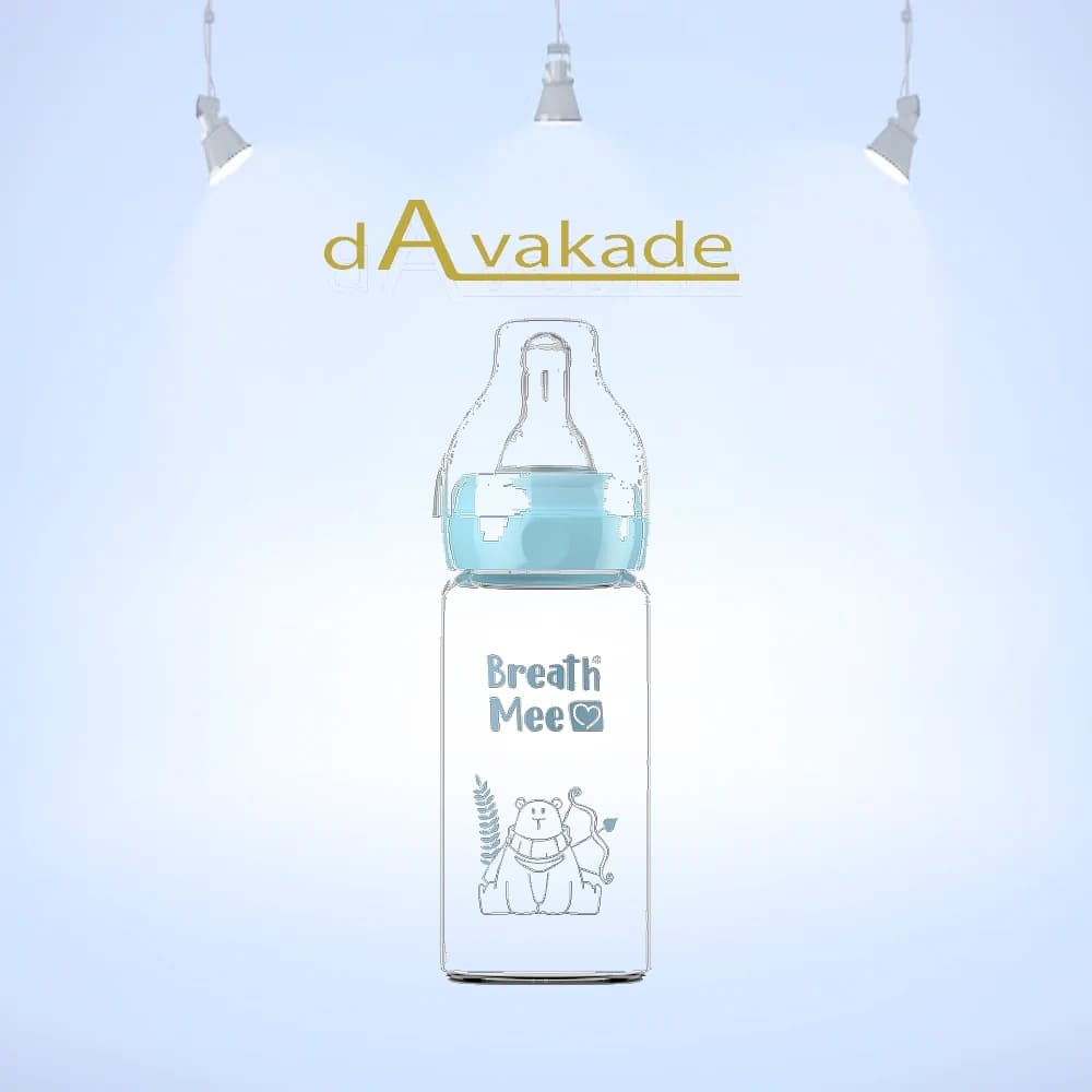 BREATH ME شیشه شیر استاندارد پیرکس 120ML کد BT07