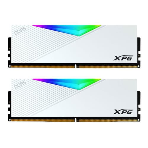 Adata XPG LANCER RGB WHITE DRAM MODULE Dual Channel 5200 MHz CL38 U-DIMM Ram -32GB